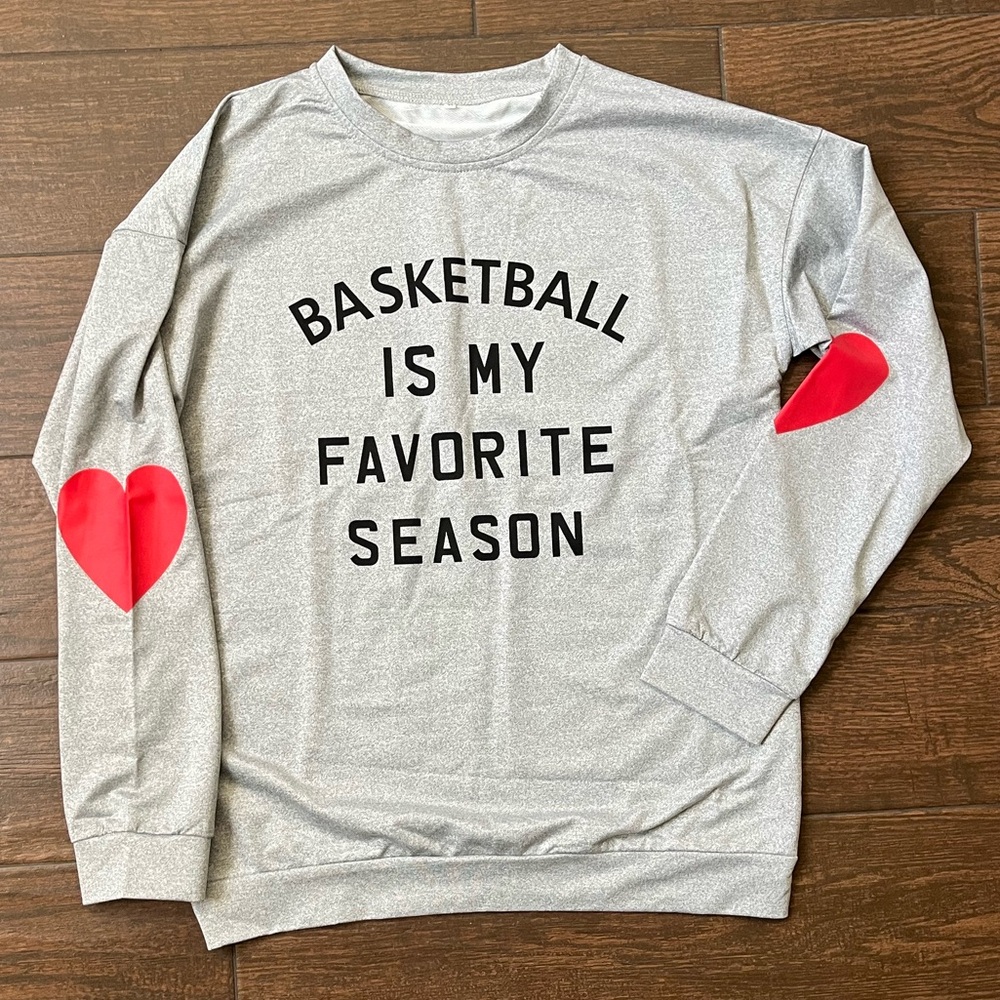 Basketball is my favorite sport crewneck sweatshirt
